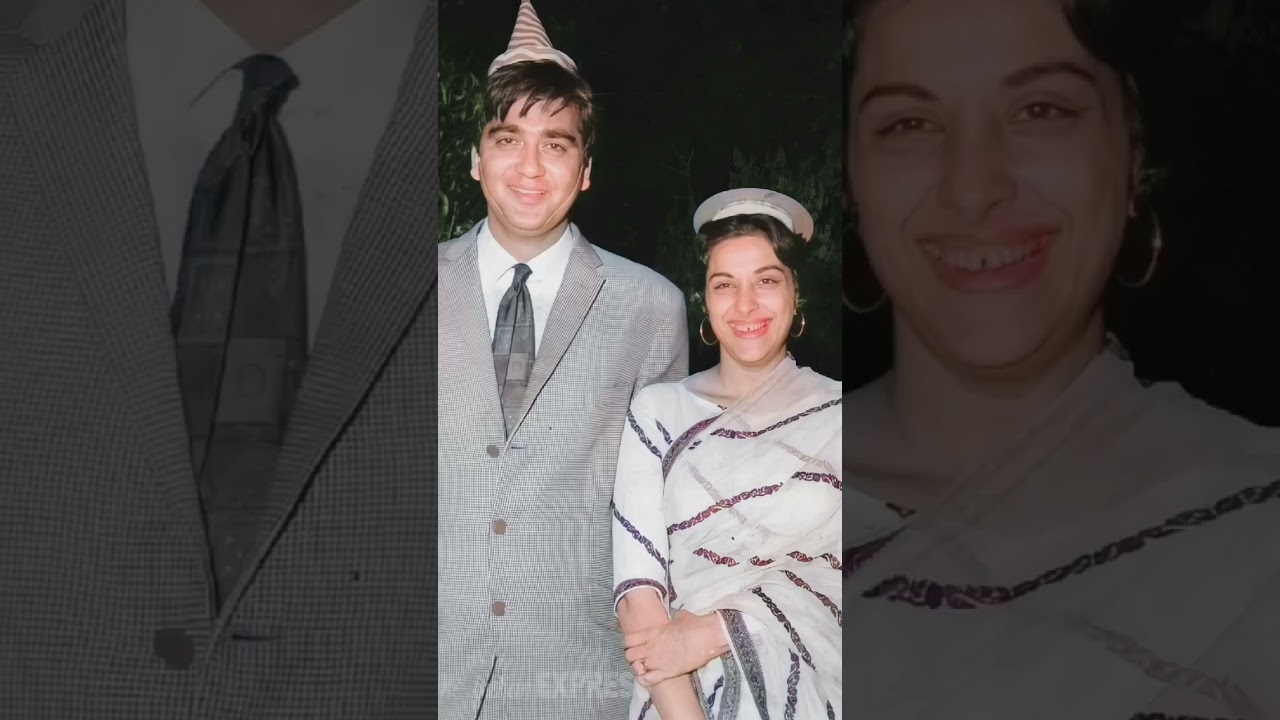 Nargis with family hubby Sunil dutt kids Sanjay Dutt  Priya & Namrata #nargisdutt #sunildutt #sanju
