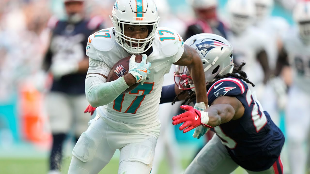Jaylen Waddle's best catches from 144-yard, 1-TD game vs. Patriots | Week 12