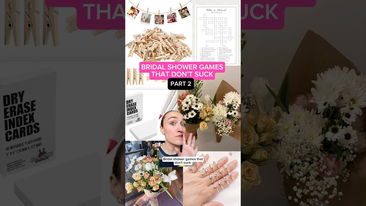 Unique Bridal Shower Games Ideas That Are Actually Fun (Part 2)