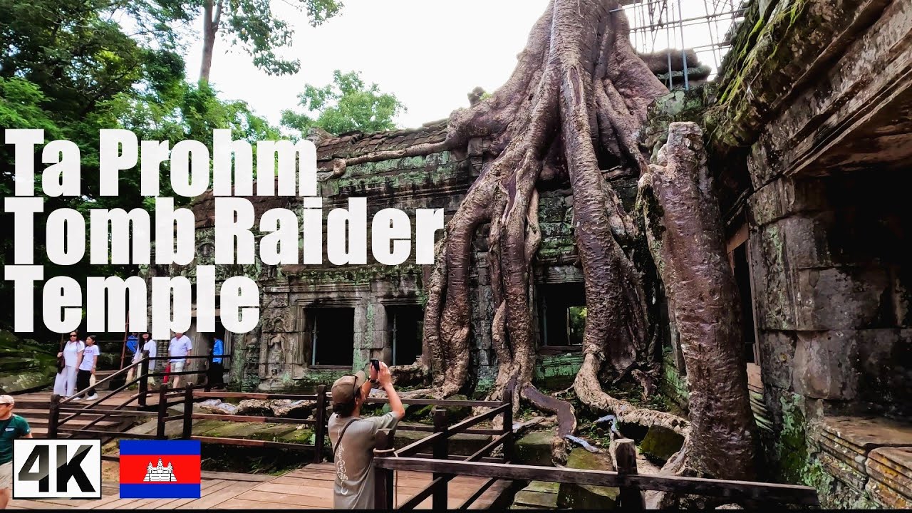 🛕4K 🇰🇭 Ta Prohm Walking Tour | Tomb Raider Temple | UNESCO World Heritage Site | Siem Reap, Cambodia