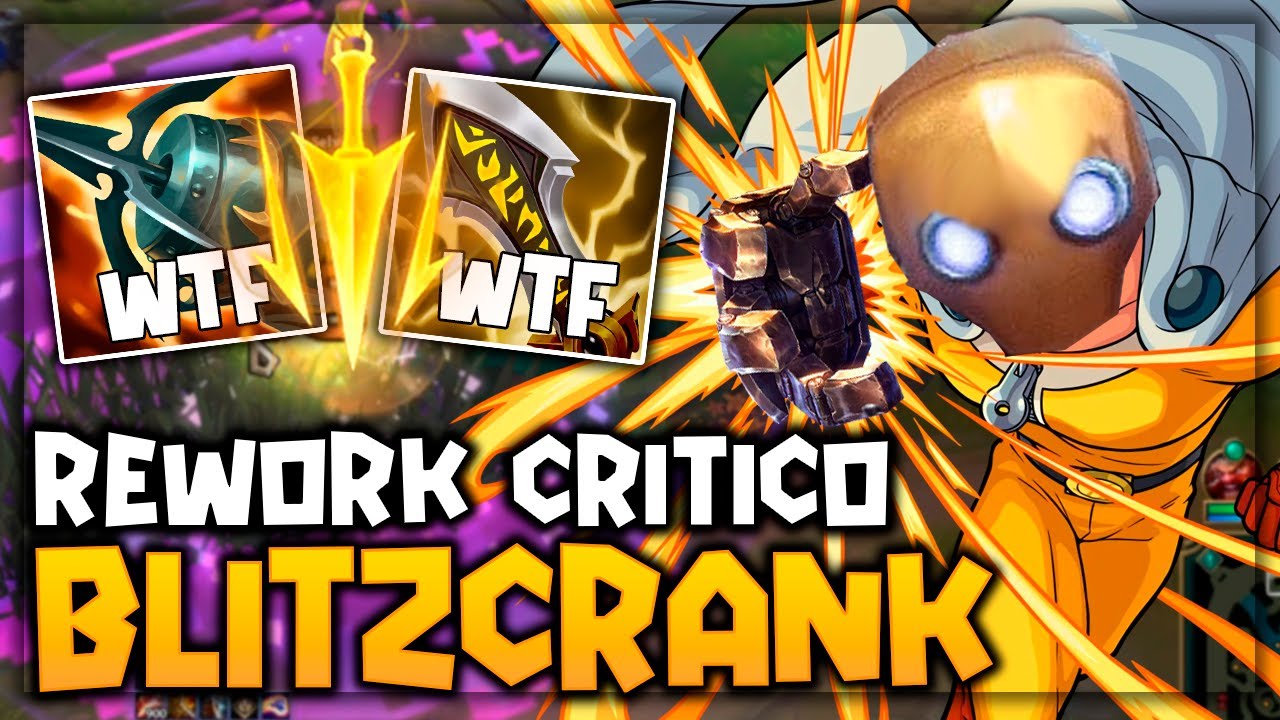 😱El REWORK de BLITZCRANK con la BUILD AD CRITICO es un sin sentido😂