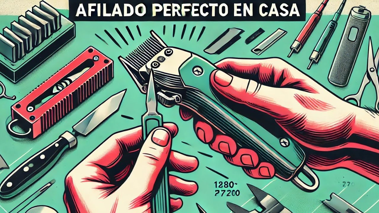 Afilado Perfecto en Casa! La Mejor Técnica para Mantener Tus Cuchillas al 100% 💈✅