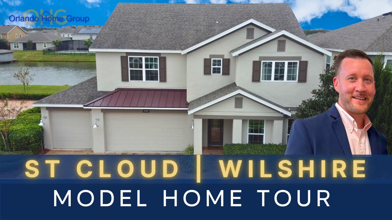 St. Cloud Waterfront Home! 🏡 Wilshire Plan | Model Home Tour | Move to Orlando | Orlando Home Group