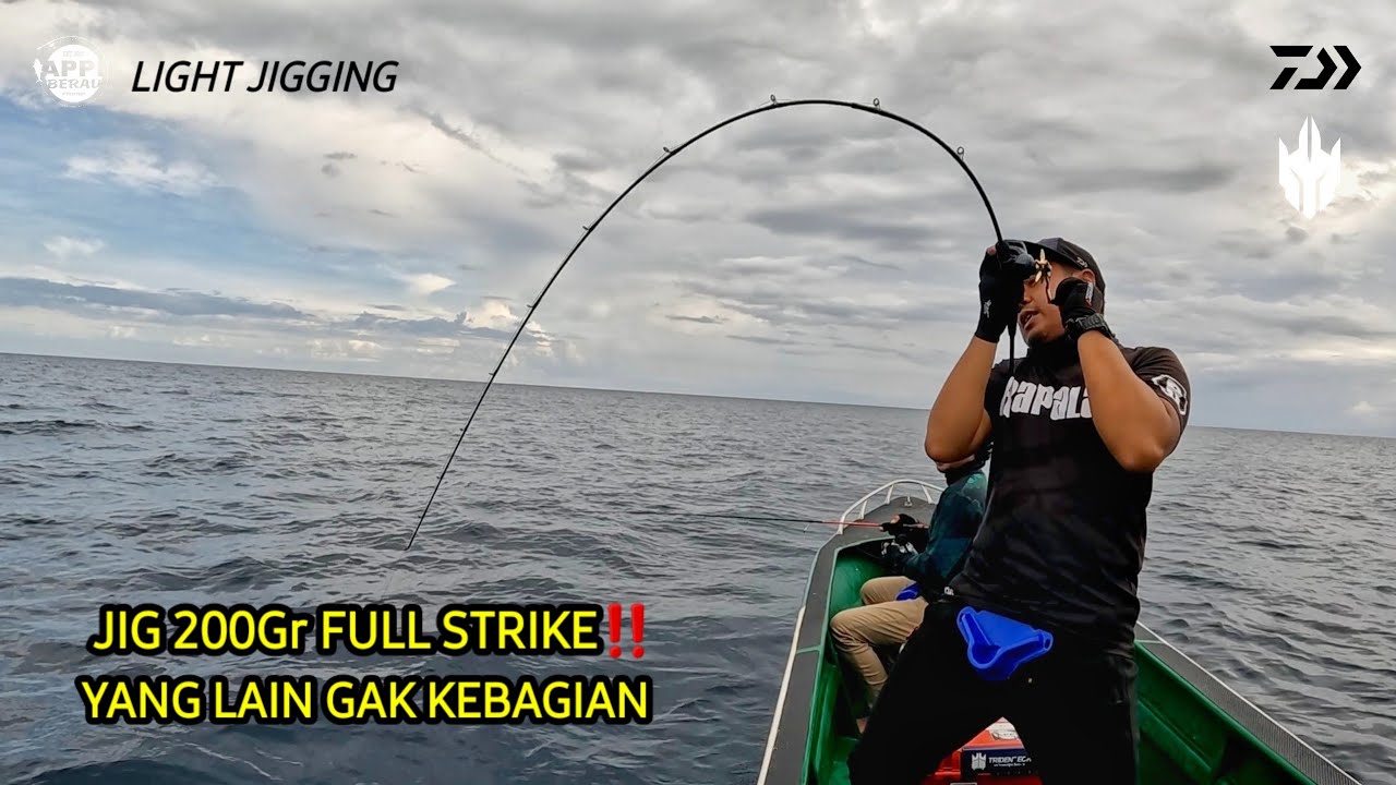 TEST² JIG 200Gr JACKPOT HASILNYA JUTAAN‼️Daiwa TIERRA LJ IC 300HL ft. Daiwa KYOHGA X63B-3 PE 0.8-1.5
