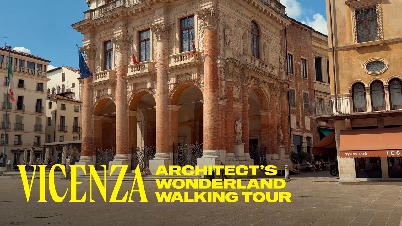Vicenza – UNESCO City of Palladian Architecture, Italy Walking Tour 4K 60FPS