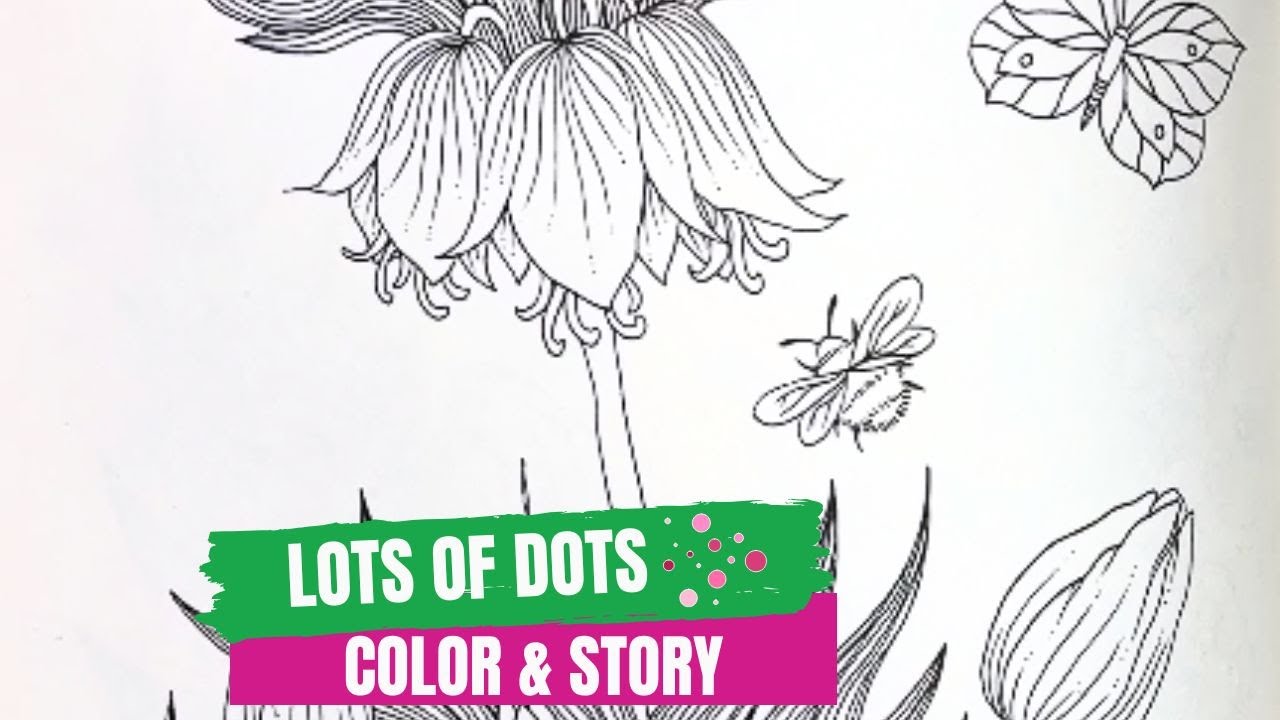 Color and Story:  Flora Coloring Book | Maria Trolle