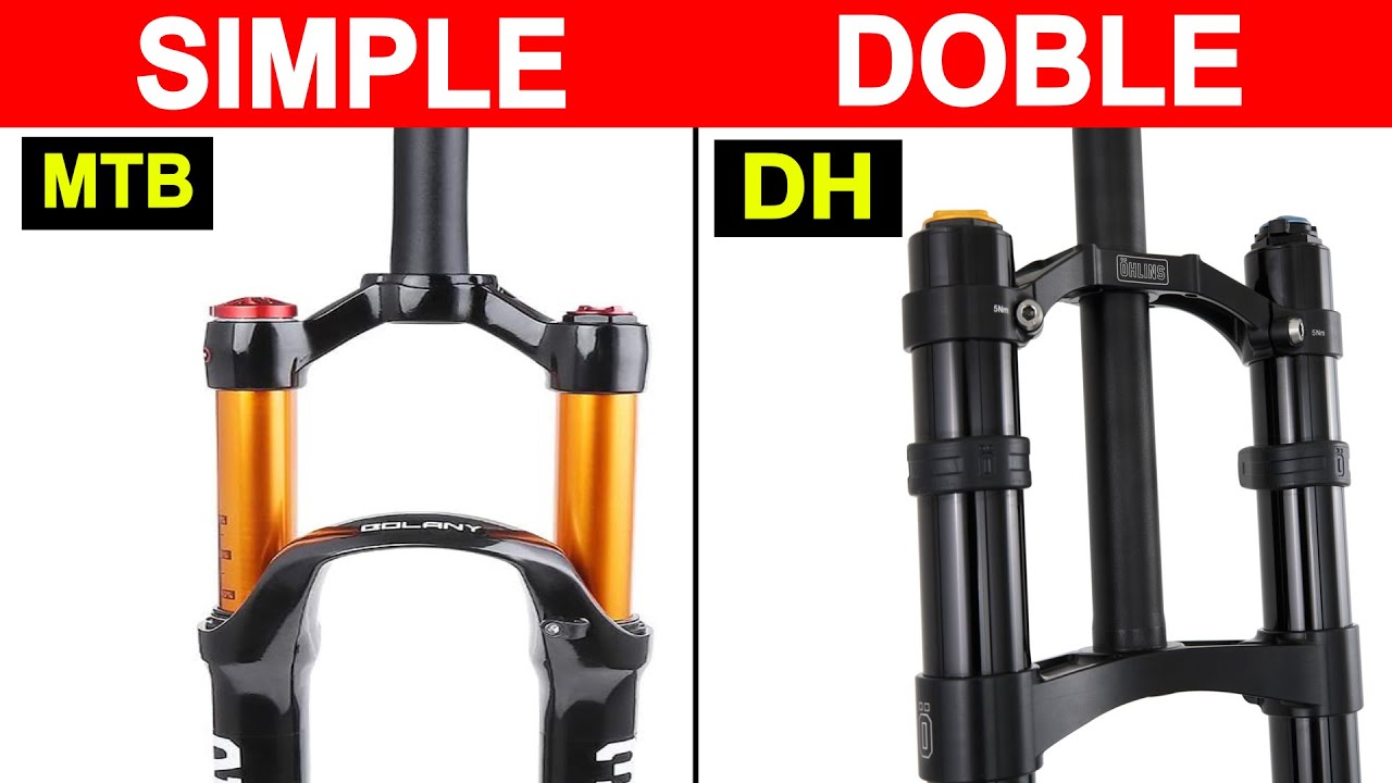 DIFERENCIAS ENTRE UNA BICICLETA DE MONTAÑA Y UNA DE DESCENSO 🚲SALUD CICLISTA