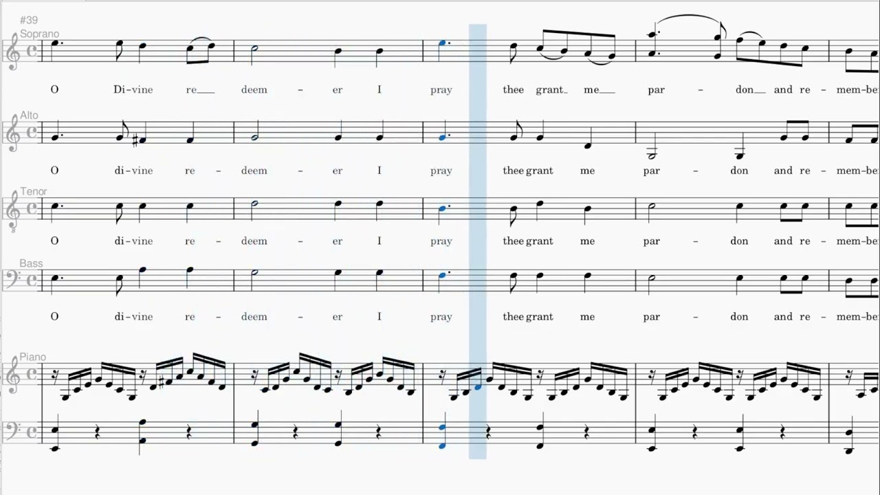 O Divine Redeemer | SATB | Charles Gounod