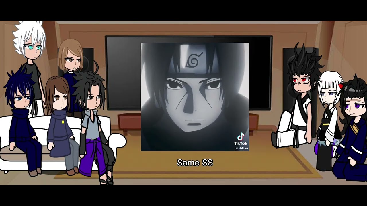 Part 2 (Still in works) JJK react to Sasuke Uchiha 