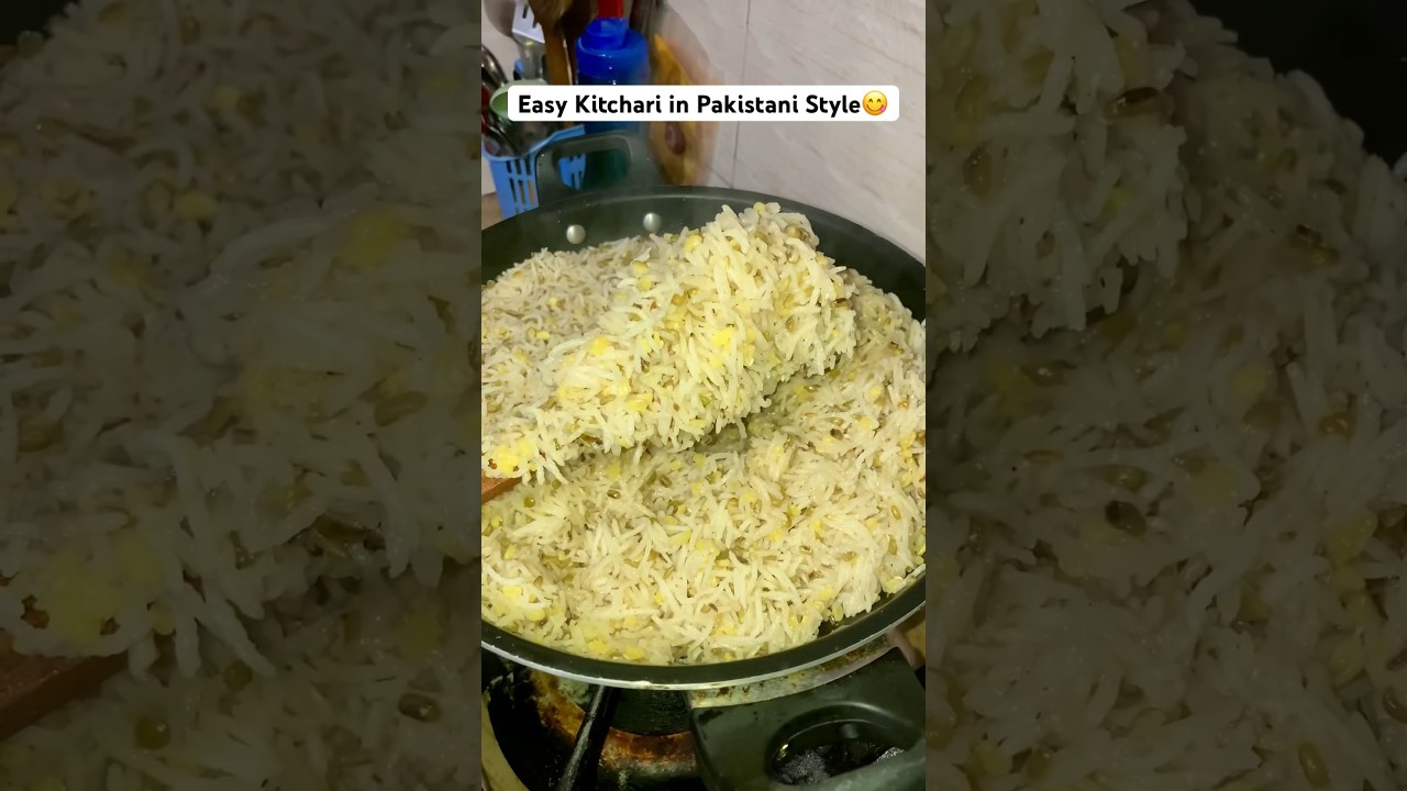 Easy Kitchari in Pakistani Style😋#shorts #youtubeshorts #food