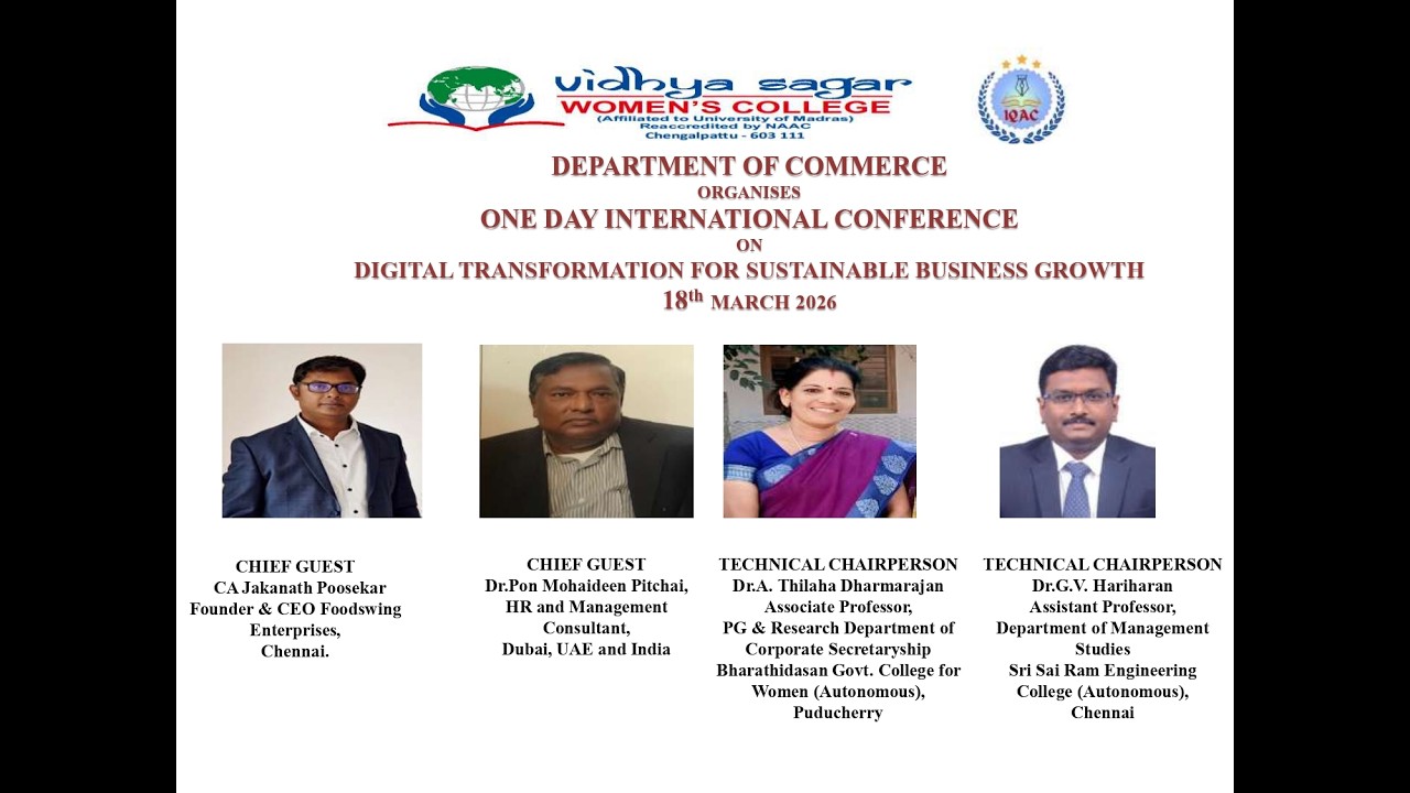 Digital Transformation for Sustainable Business Growth - Hybrid Conference