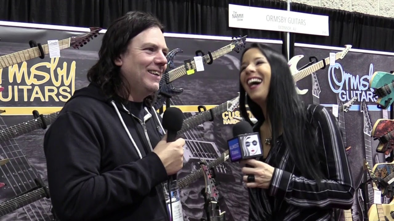 Perry Ormsby, founder and owner of Ormsby Guitars interview at NAMM 2020
