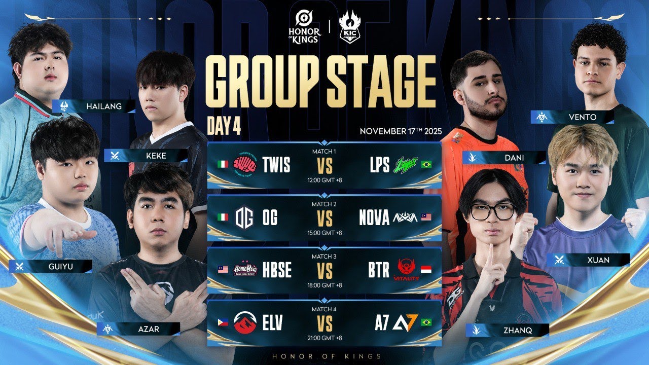[EN] KIC2025 | Group Stage Day 4