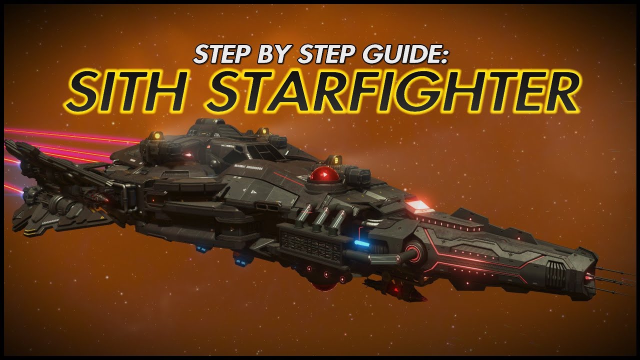 No Man's Sky Sith Starfighter Corvette Build