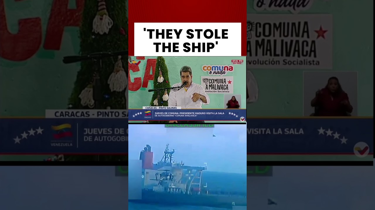 Venezuela President Nicol&aacute;s Maduro Accuses US of 'Piracy' After Oil Tanker Seizure in Caribbean