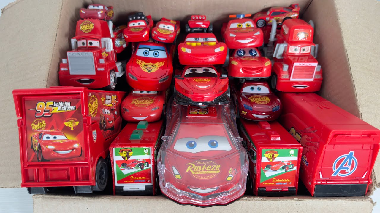 Disney Pixar Cars Unboxing Review | Full Lightning McQueen, Tow Mater, Doc Hudson, Sally, Mack