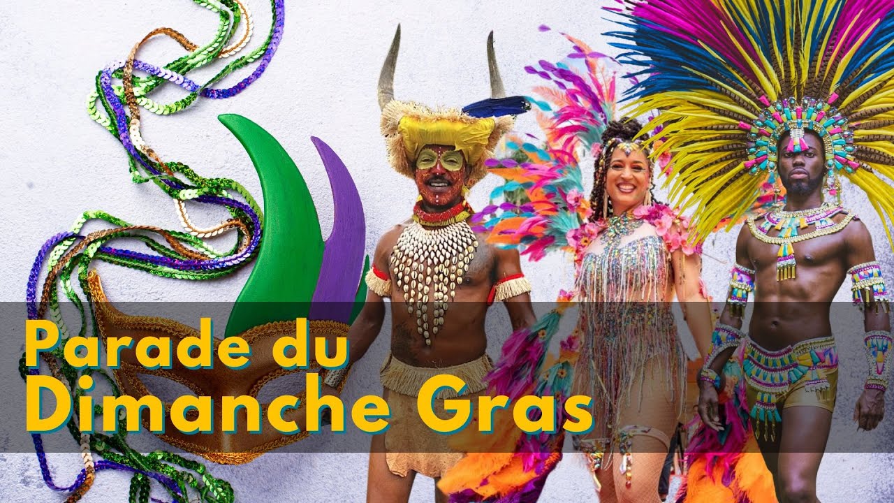 🔴🥁🎭 [CARNAVAL] 2ème partie de la Parade du Dimanche Gras ✨