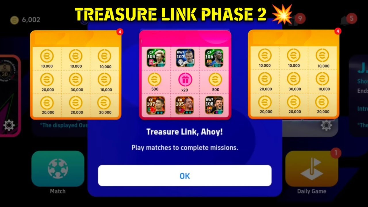 Treasure Link Phase 2 Is Coming In eFootball | eFootball 2026 Treasure Link Rewards 