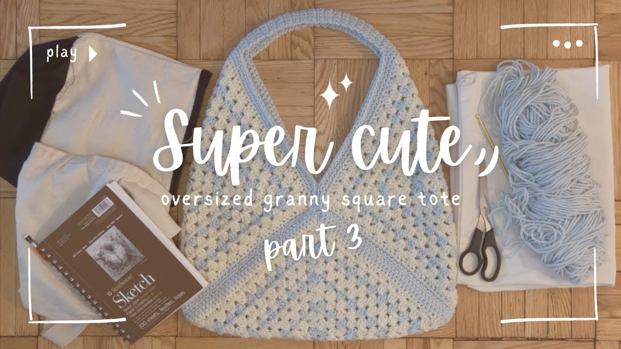 how to add lining to your crochet bag + prevent  stretching