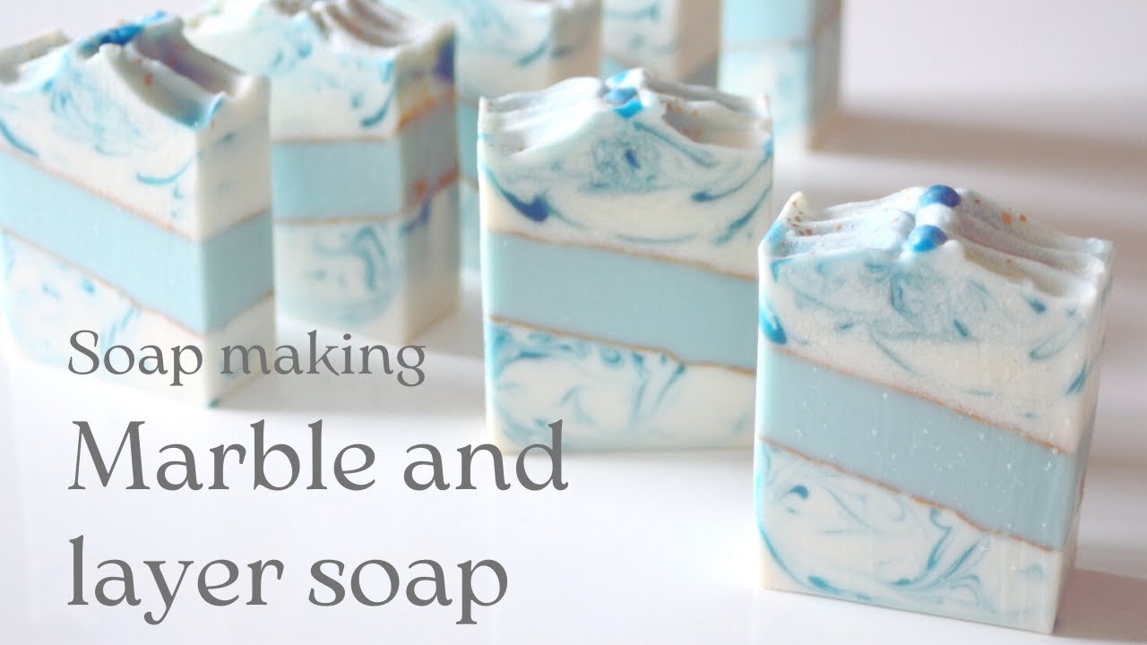 Marble and Layer Soap Making | Cold Process Soap
