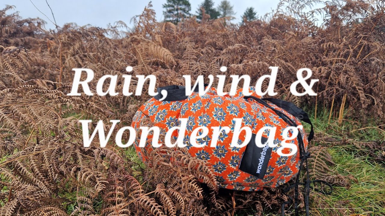 Afternoon in the rain and wind, Using the Wonderbag to cook lunch, it really is a great bit of kit.