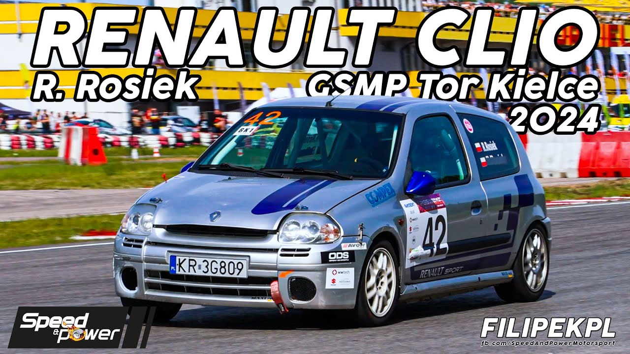 🔥RENAULT CLIO HILLCLIMB! R. Rosiek (GSMP Tor Kielce 2024) | Action by Speed & Power