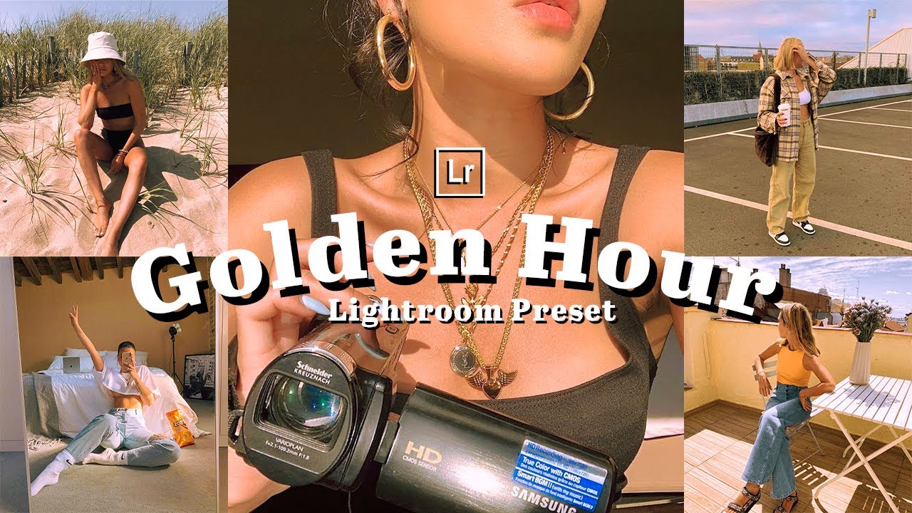 Golden Hour Warm Summer Sunset | Free Lightroom Presets Tutorial for Mobile and Desktop CC