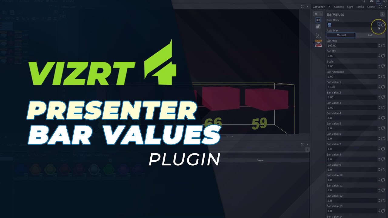 How to Make Bar Charts in Vizrt 4 using Presenter Plugins