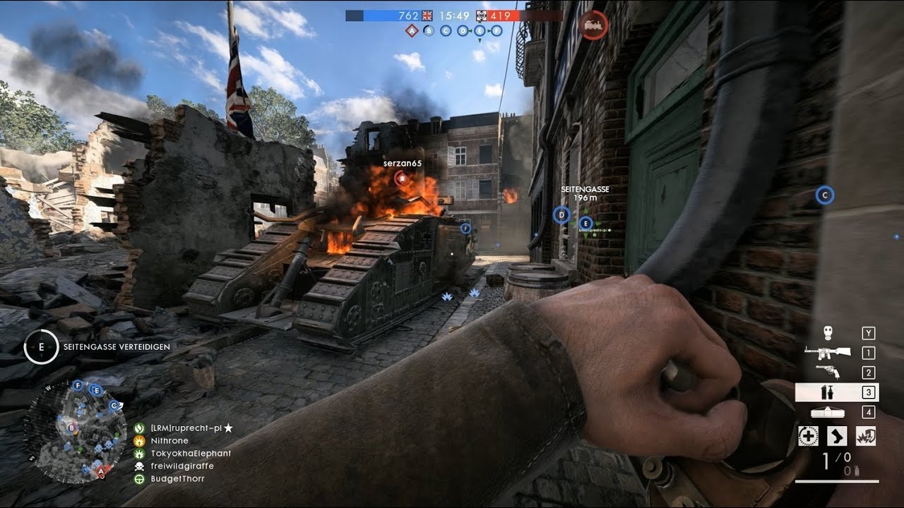Battlefield 1 - Kills and Highlights #1