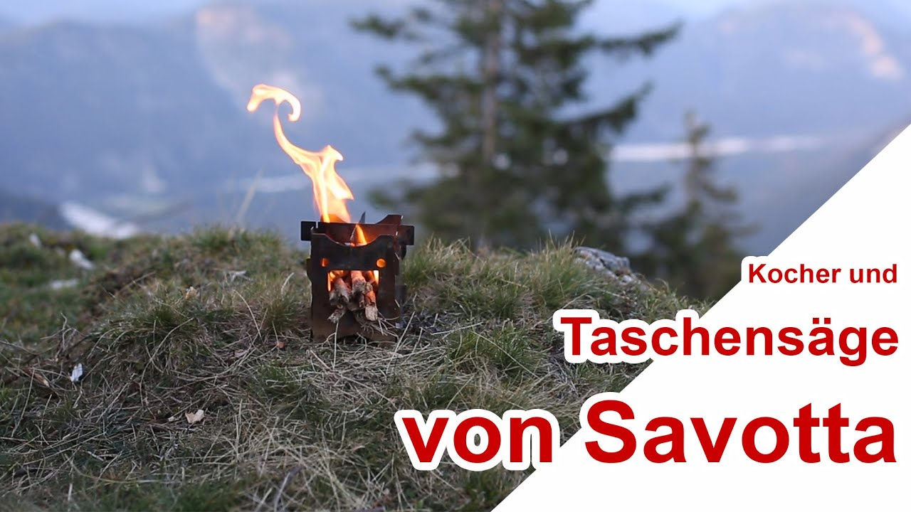 🔥 Feuer machen mit Savotta Happy Stove und Savotta Pocket Saw