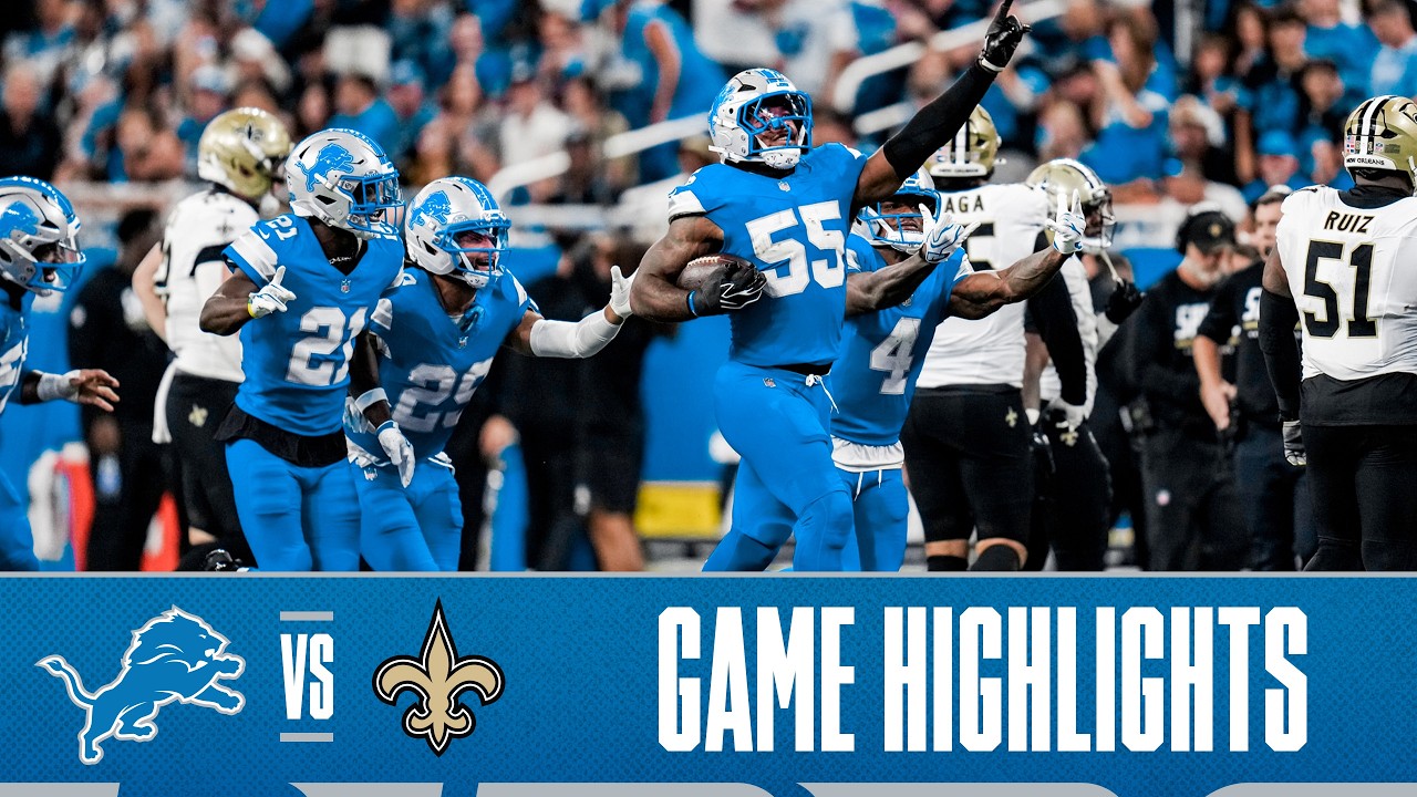 2026 Week 1: Lions vs. Saints | Highlights 🎥