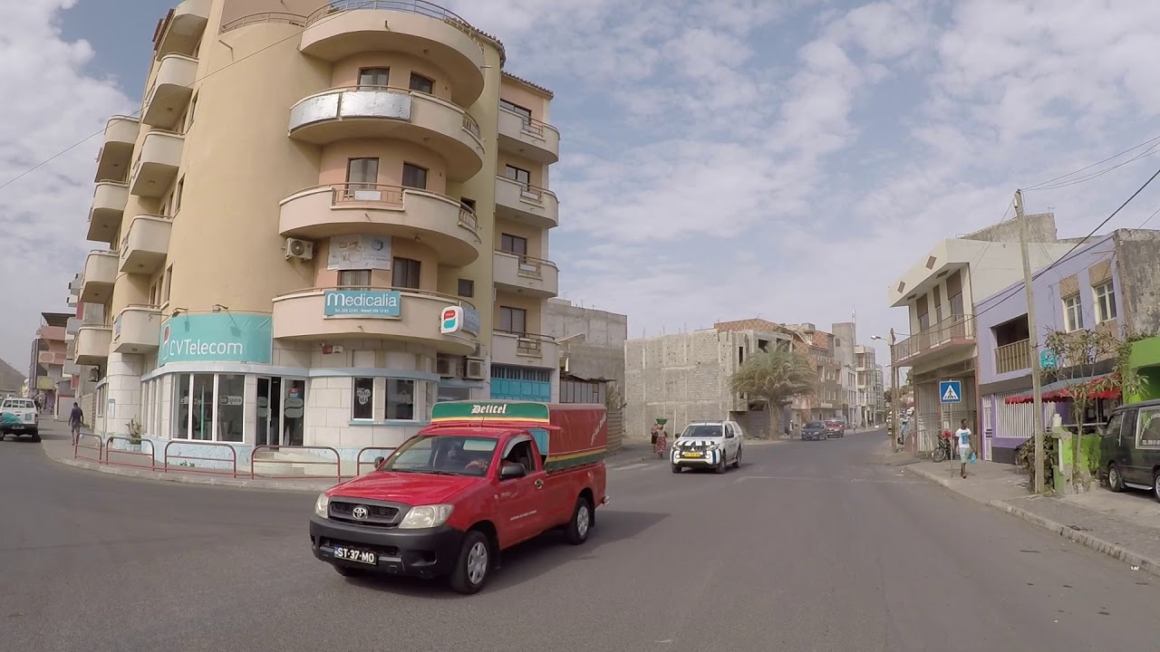 Cabo Verde Santiago Assomada Downtown, Gopro / Cap-Vert Santiago Assomada Centre ville, Gopro