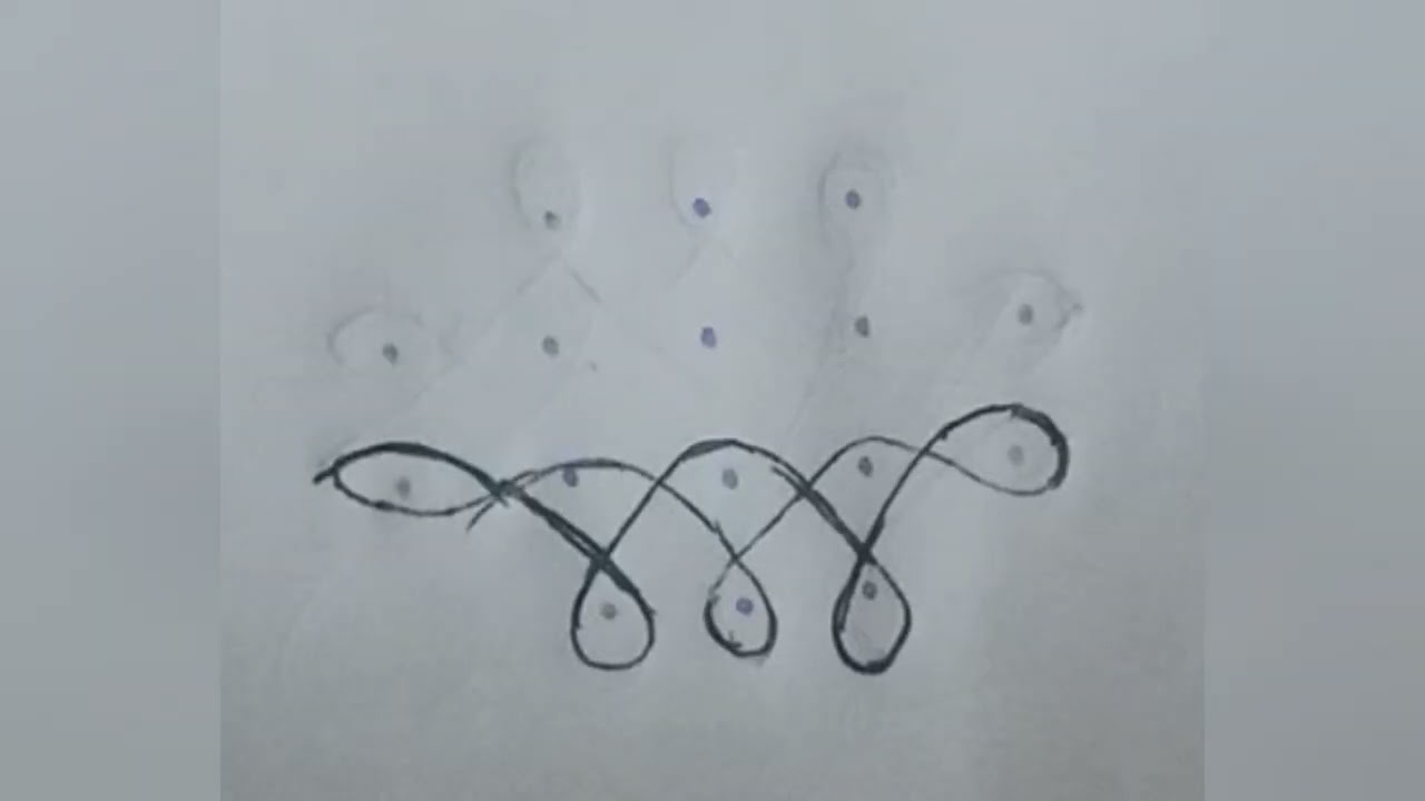 Easy Rangoli #rangoli #shortsfeed #shots #viral #kolam #muggulu #daily #shorts#easy