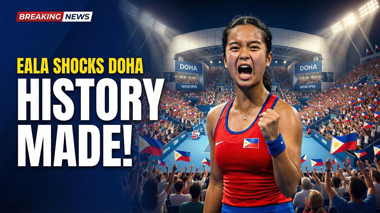 UNBELIEVABLE! Alexandra Eala STEALS The Show at Qatar Open   SOLD OUT Stadium in FIRST Match!