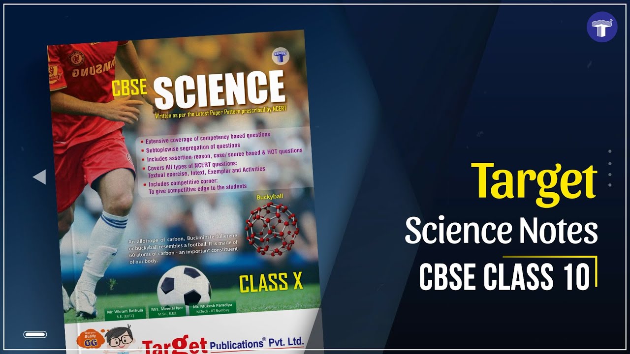 CBSE Class 10 Science Notes Book | Target Publications