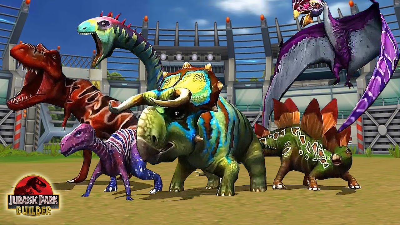 ALL MAXED JURASSIC DINOSAUR SPECIAL + STATS! | JURASSIC TOURNAMENT | JURASSIC PARK BUILDER