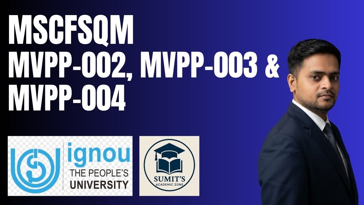 MSCFSQM Synopsis/Project | MVPP-002, MVPP-003 & MVPP-004 Complete Process | WhatsApp: 7042915615