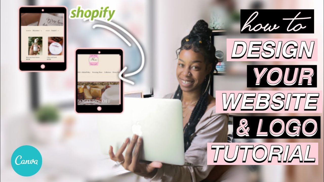 CREATE SHOPIFY WEBSITE, CREATE LOGO USING CANVA, HOW TO CREATE SHOPIFY WEBSITE STEP BY STEP