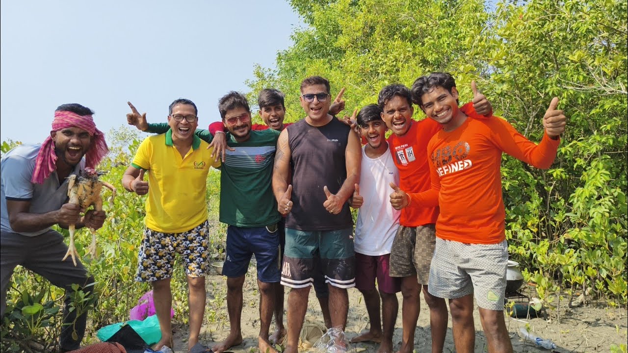 মাতলা নদীর তীরে দেশি মুরগি নিয়ে জমজমাট খাওয়া দাওয়া @SUNDARBANVLOG