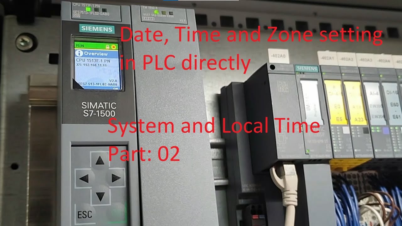 TIA Portal: System and Local Time | Part-02: PLC Time Config