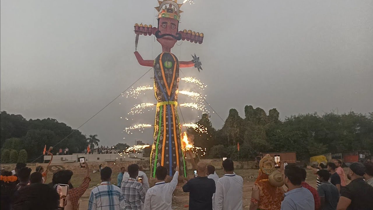DUSSEHRA CELEBRATION JALANDHAR CANTT PUNJAB  2022  JAI SHREE RAM ...