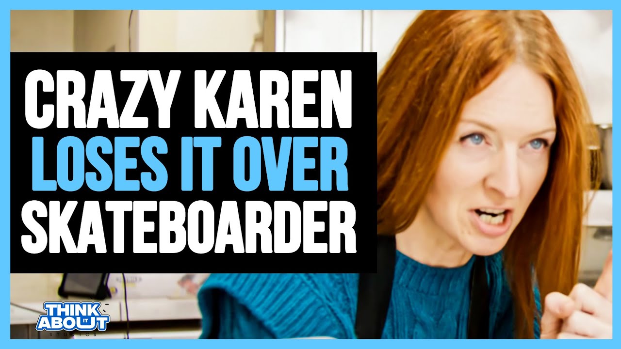 Karen Harasses Young Skateboarder Instantly Regrets It