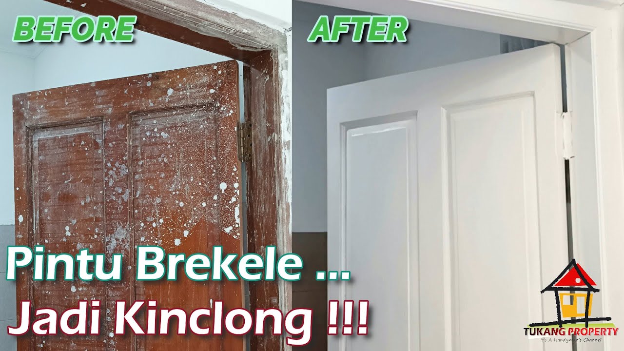 Tutorial Cara Mengecat Duco Pintu Kusen Kayu Kamper Cat Besi Mobil DIY Best Way How To Paint Door