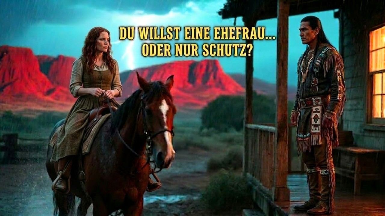 Stolz wies der Apache jede Frau ab – bis eine weiße Fremde fragte: „Ehefrau… oder nur Zuflucht?“