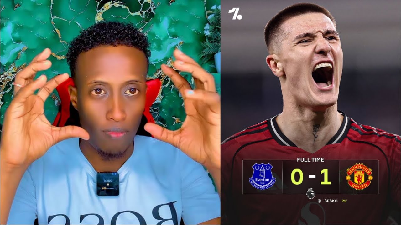 FT: Man United 1-0 Everton Sesko Oo Lama Joojiye Isku badalay, Carrick Wa soo daahay, Lammens Cajiib