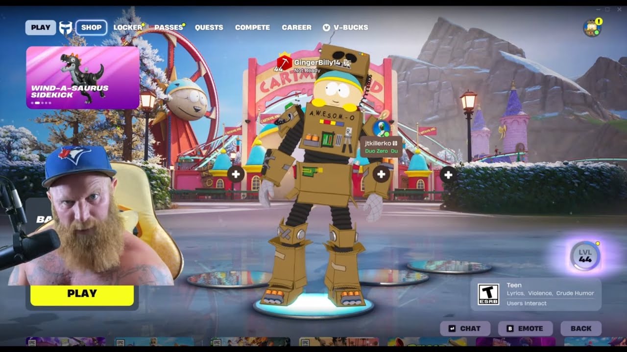 Играю в Fortnite за Картмана — Королевская победа!