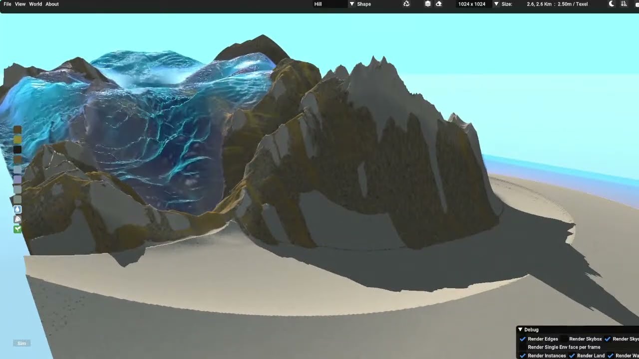 Earthsim Pre alpha 3 preview