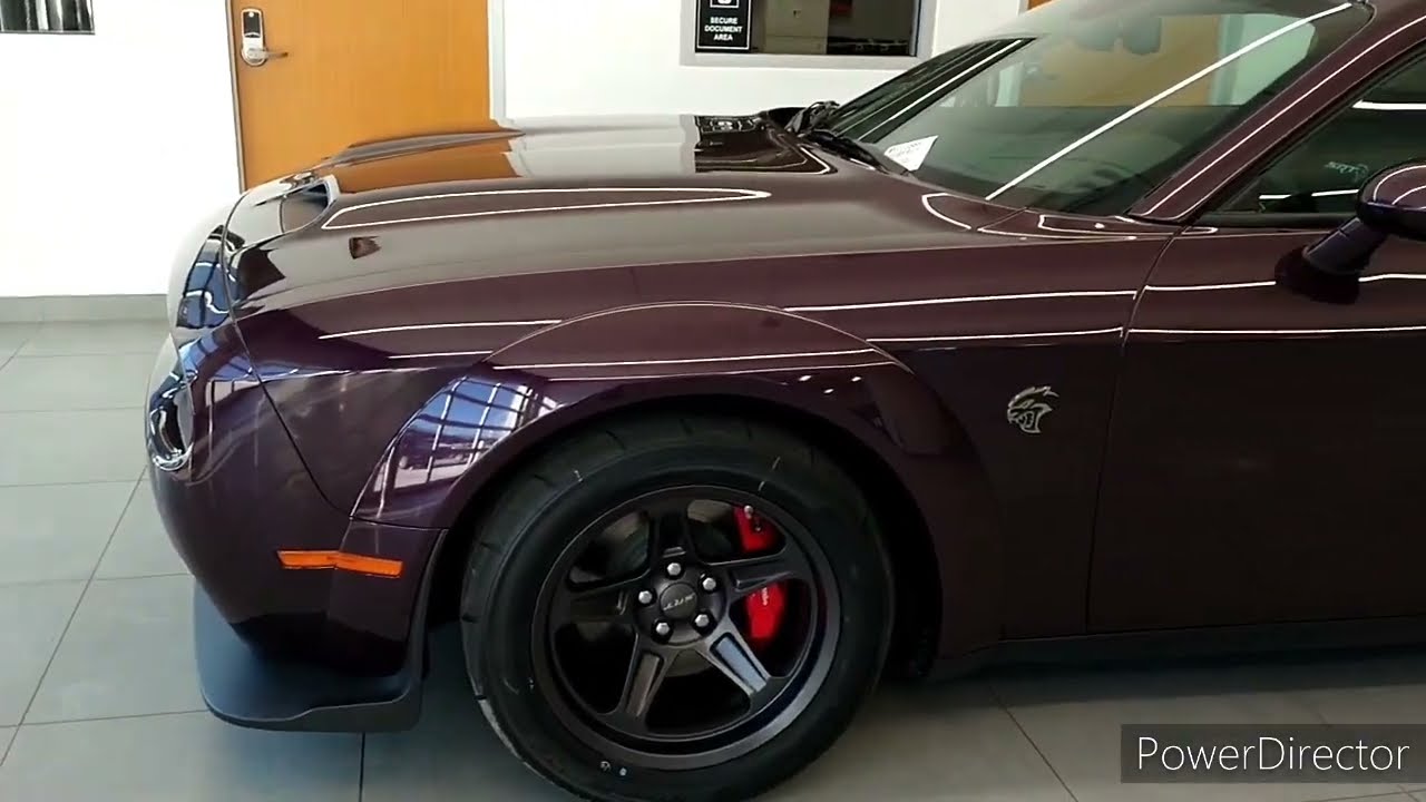 DODGE CHALLENGER SRT HELLCAT (HELLRAISIN 666) 6.2L V8 SUPERCHARGED HO ENGINE