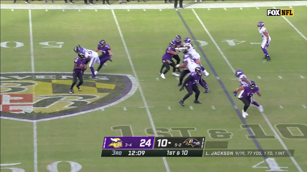 Patrick Ricard BigPlay!!! Ravens vs Vikings