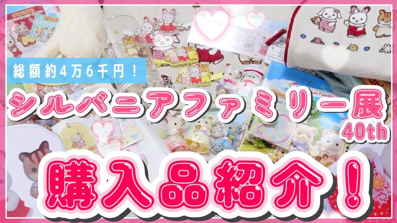 【爆買い】１番詳しいグッズ解説動画！✨シルバニア展40thでの購入品をたっぷりご紹介！